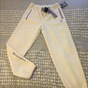 NWT UO CHAMPION POLAR FLEECE BELT PURPLE